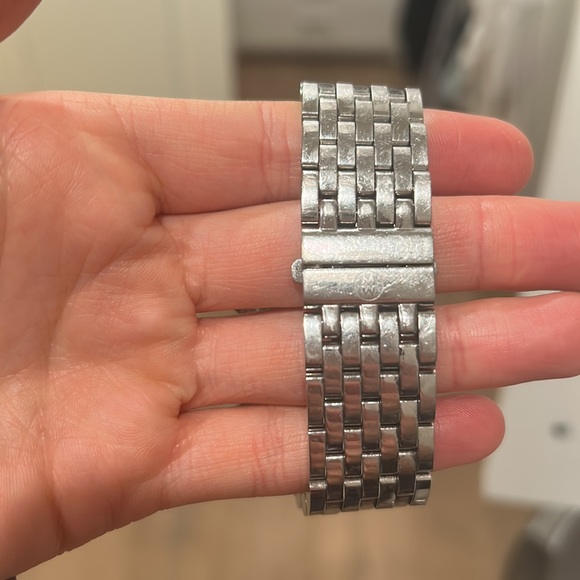 Michele Watch - Deco Diamond Stainless Steel Watch with Diamonds - Picture 7 of 8